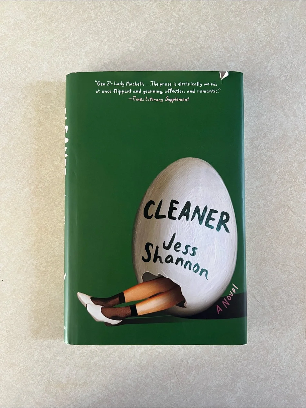 Cleaner by Jess Shannon - Green Hardcover Book